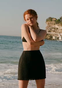 MINISKIRT  //  RAW SILK